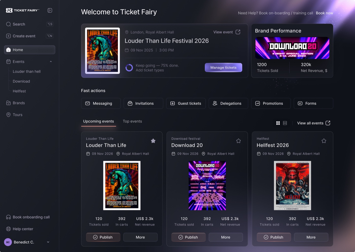 Ticket Fairy Platform