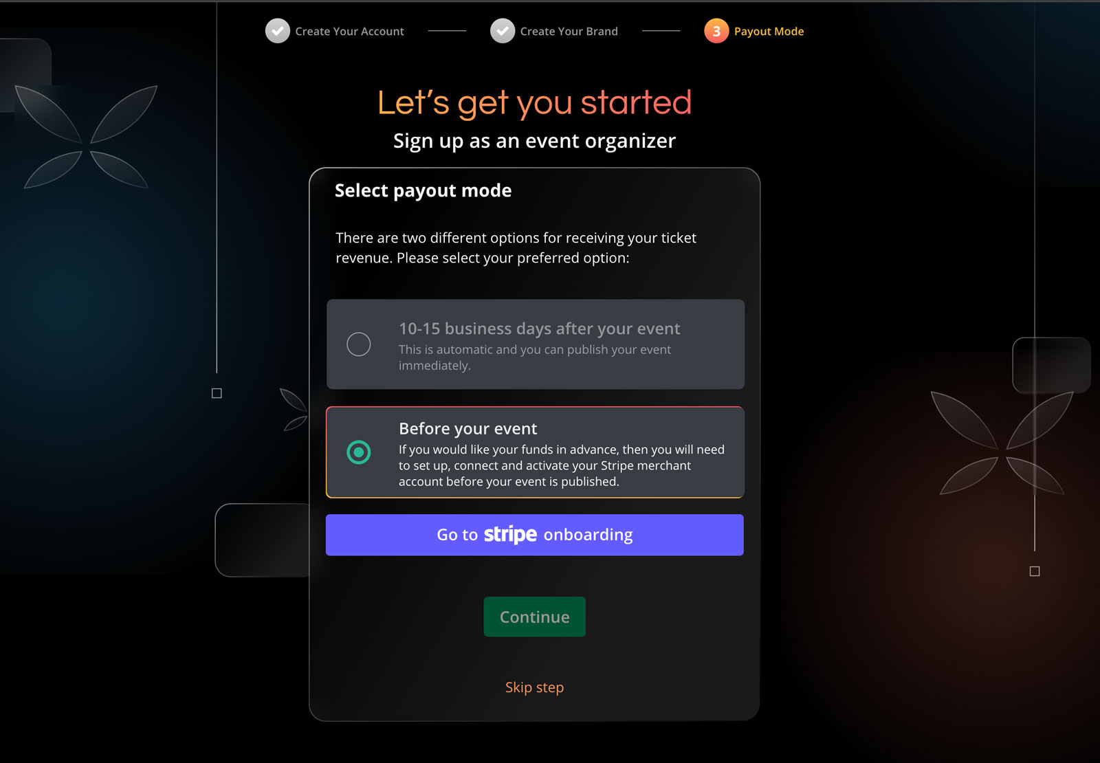 Event Ticketing Platform with Stripe Integration